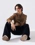 FAUX SUEDE BIKER JACKET